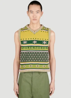 Men Kenzo Tops^Fairisle Knit Jumper Vest