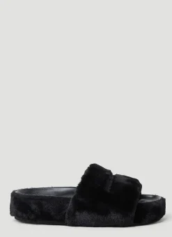 Faux Fur Plarform Sandals>Stella McCartney New