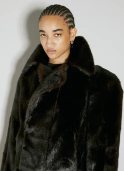 Faux Fur Short Coat></noscript>Saint Laurent
