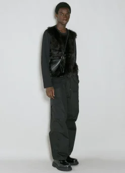 Men Comme des Garçons Homme Plus T-Shirts^Faux Fur T-Shirt