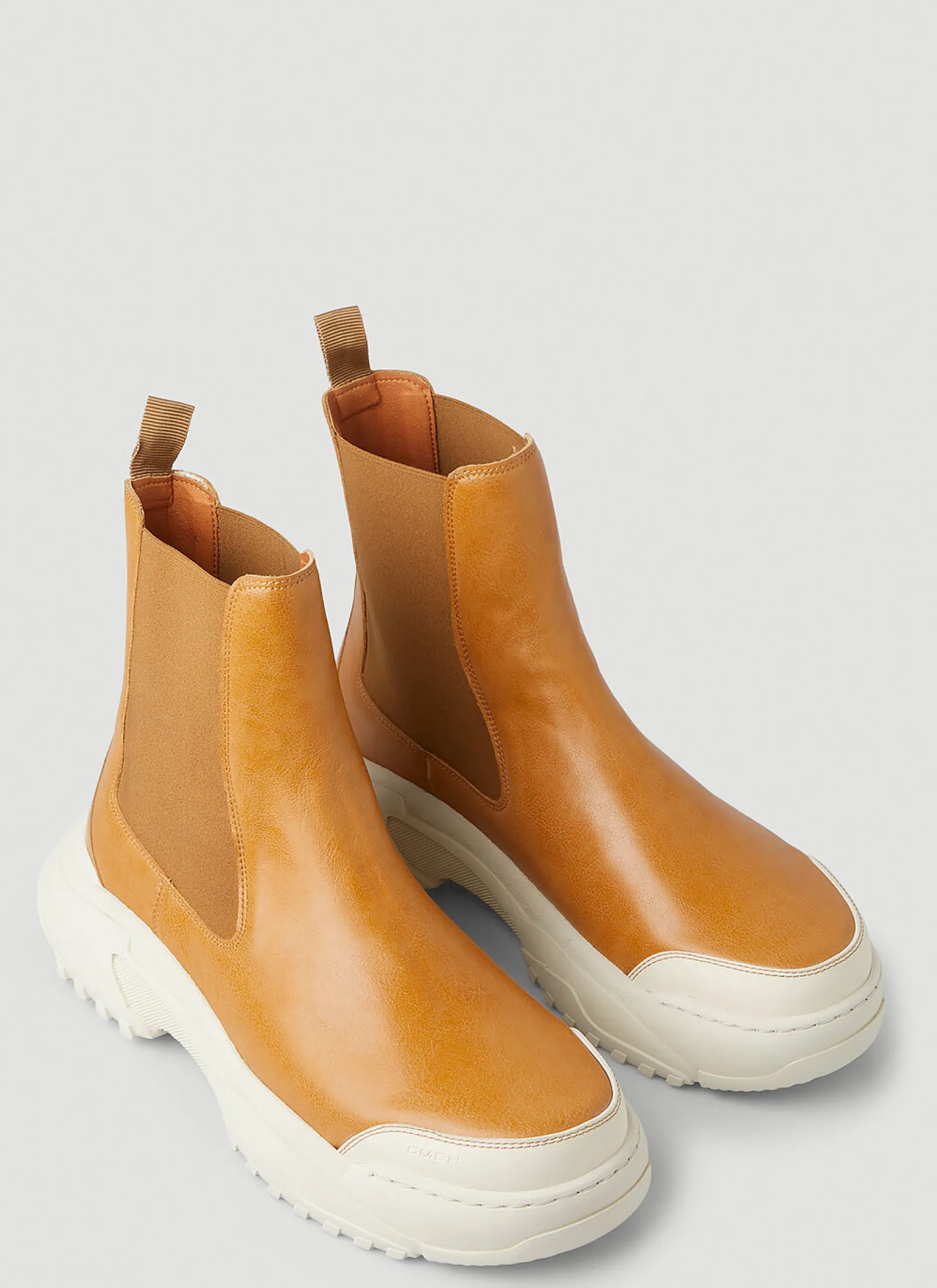 Men GmbH Boots^Faux-Leather Chelsea Boots