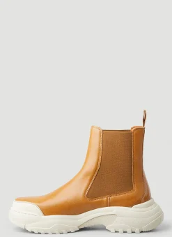Men GmbH Boots^Faux-Leather Chelsea Boots
