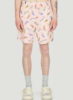 Men Human Made Shorts^Feather Print Shorts