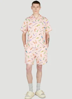 Men Human Made Shorts^Feather Print Shorts