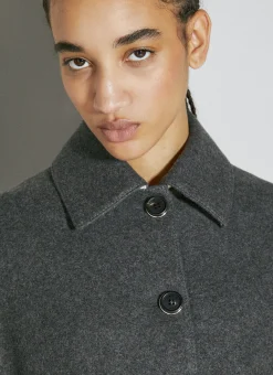 Felt Wool-Blend Jacket><noscript><img width=