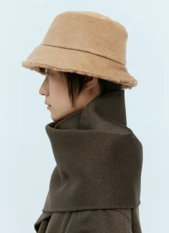 Men Max Mara Hats^Fiducia Teddy Lined Bucket Hat