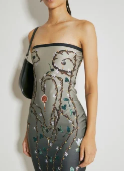 Fig Tree Print Maxi Dress>DI PETSA Outlet