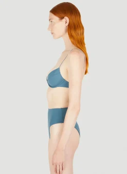 Fine Strap Almond Bikini Top><noscript><img width=