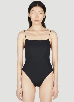 Fine Strap One Piece Swimsuit>Ziah Discount