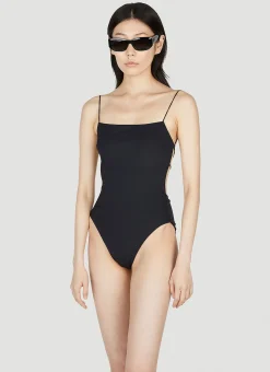 Fine Strap One Piece Swimsuit>Ziah Discount