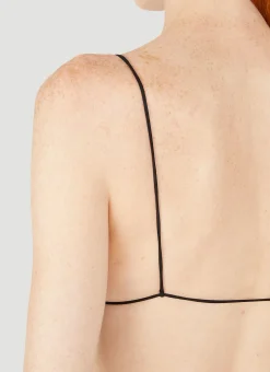 Fine Strap Triangle Top><noscript><img width=