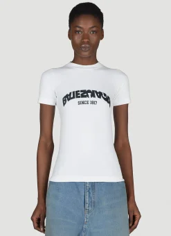 Fitted Logo Print T-Shirt>Balenciaga Hot