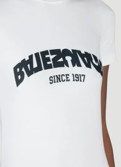 Fitted Logo Print T-Shirt></noscript>Balenciaga Hot