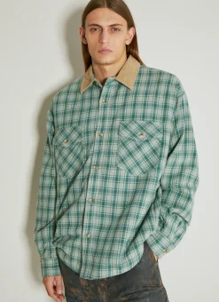 Men Guess USA Shirts^Flannel Shirt