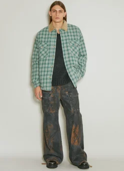 Men Guess USA Shirts^Flannel Shirt