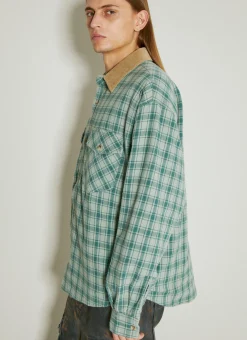 Men Guess USA Shirts^Flannel Shirt