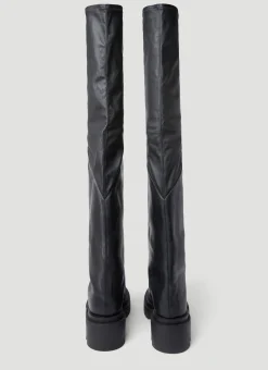 Men Rick Owens Boots^Flared Bogun Boots