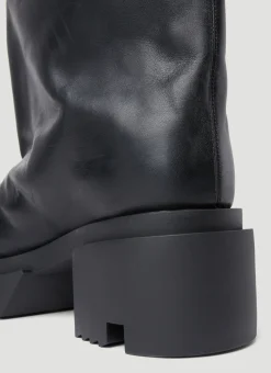 Men Rick Owens Boots^Flared Bogun Boots