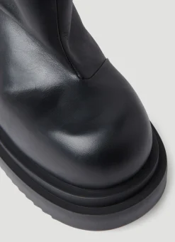 Men Rick Owens Boots^Flared Bogun Boots