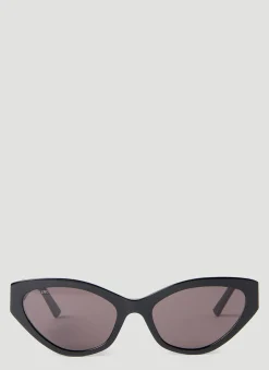 Men Balenciaga Sunglasses^Flat Cat Eye Sunglasses