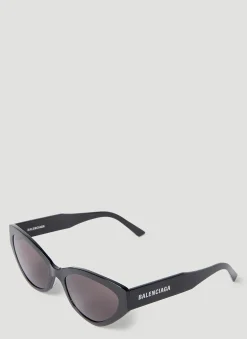 Men Balenciaga Sunglasses^Flat Cat Eye Sunglasses