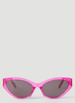 Men Balenciaga Sunglasses^Flat Cat Eye Sunglasses