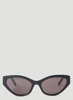 Men Balenciaga Sunglasses^Flat Cat Eye Sunglasses