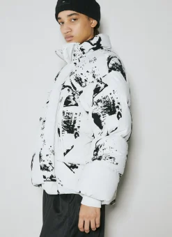 Flock-Print Padded Jacket>Y-3 Hot
