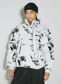 Flock-Print Padded Jacket>Y-3 Hot