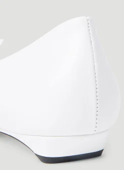 Floral Applique Ballerina Flats><noscript><img width=