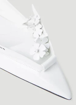 Floral Applique Ballerina Flats><noscript><img width=