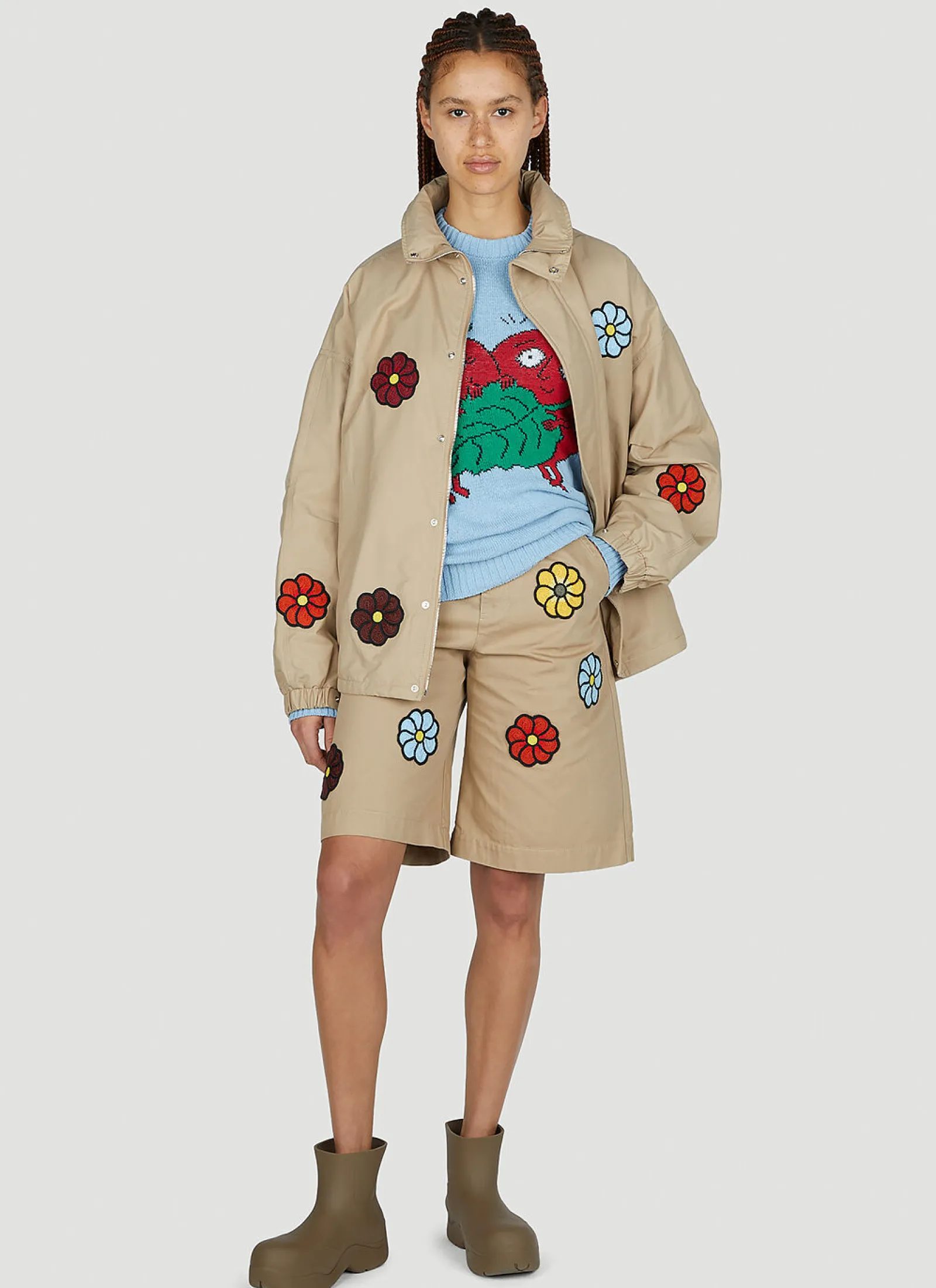 Floral Bermuda Shorts>1 Moncler JW Anderson Online