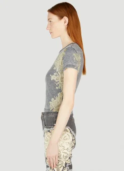 Floral Burn Out T-Shirt></noscript>Guess USA Online