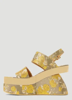 Floral Jacquard Platform Sandals></noscript>Dries Van Noten Discount