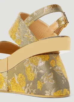 Floral Jacquard Platform Sandals></noscript>Dries Van Noten Discount