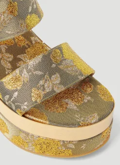 Floral Jacquard Platform Sandals></noscript>Dries Van Noten Discount