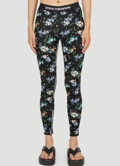 Floral Print Leggings>Paco Rabanne Best