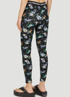 Floral Print Leggings><noscript><img width=