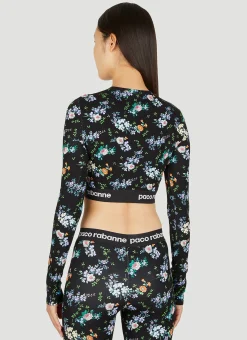 Floral Print Long Sleeve Top><noscript><img width=