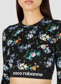 Floral Print Long Sleeve Top><noscript><img width=