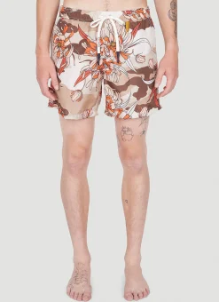 Men Moncler Swimwear^Floral Swim Shorts