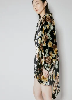 Floral Velvet Dress><noscript><img width=