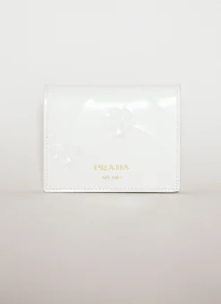 Men Prada Wallets & Cardholders^Flower Embossed Bi-Fold Wallet