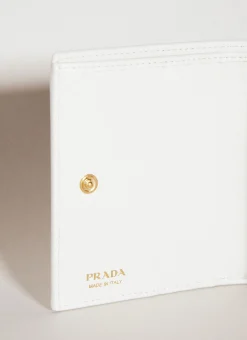 Men Prada Wallets & Cardholders^Flower Embossed Bi-Fold Wallet