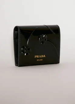 Men Prada Wallets & Cardholders^Flower Embossed Bi-Fold Wallet