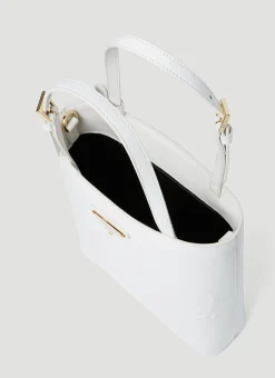 Flower Embossed Mini Tote Bag><noscript><img width=