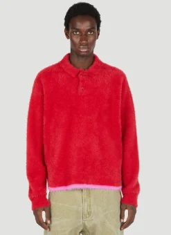 Men Jacquemus Polo Shirts^Fluffy Knit Polo Shirt