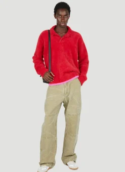 Men Jacquemus Polo Shirts^Fluffy Knit Polo Shirt