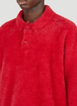 Men Jacquemus Polo Shirts^Fluffy Knit Polo Shirt