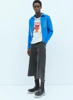 Men ERL Knitwear^Fluffy Knit Zip-Up Cardigan